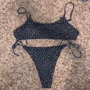 shein polka dot bikini